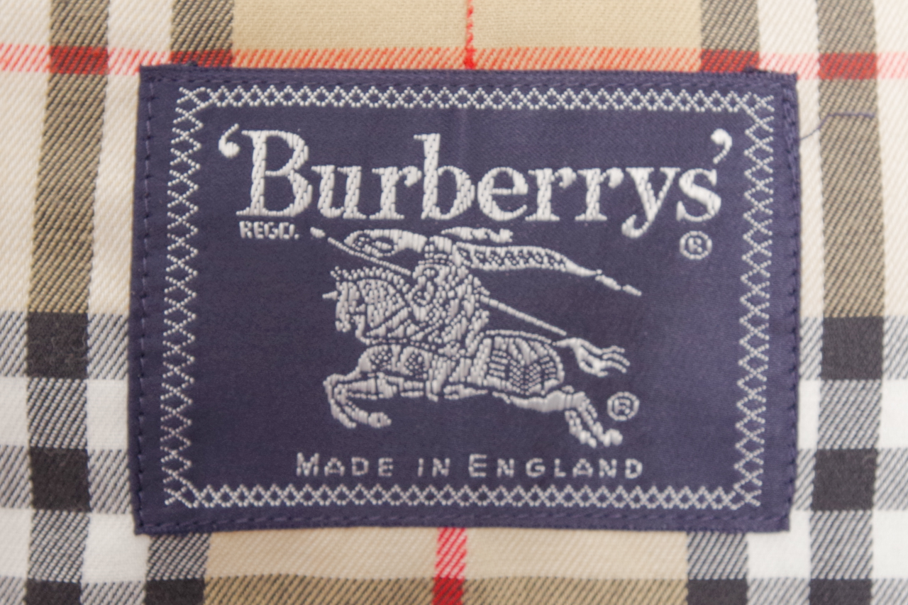 burberrys made in england label