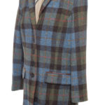 Płaszcz Glenalmond Harris Tweed wełna 42