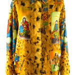 Koszula Gianni Versace Istante jedwabna 36