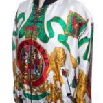 Kurtka bomberka Hermes Paris vintage M-XL