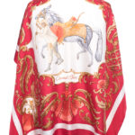 Apaszka jedwabna Hermes Paris Cheval Turc