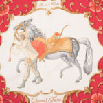 Apaszka jedwabna Hermes Paris Cheval Turc