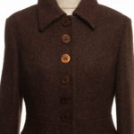 Płaszcz Moschino wełna tweed 40/42