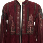Kurtka skórzana Roberto Cavalli vintage lata 90-te M/L