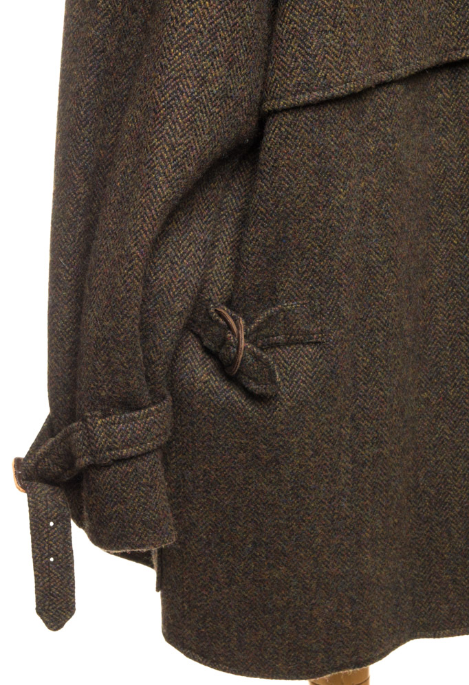Płaszcz Aquascutum tweed wełna 52 L