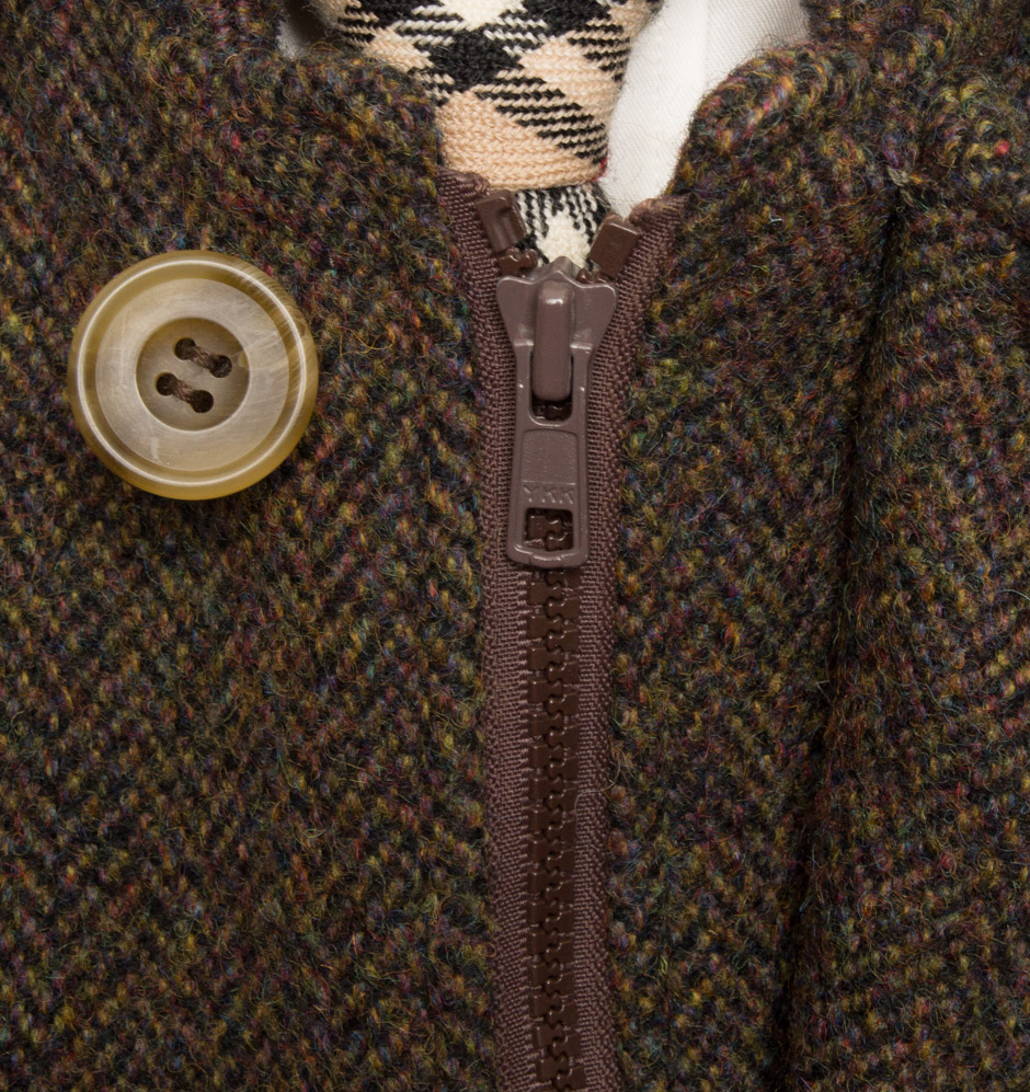 Płaszcz Aquascutum tweed wełna 52 L