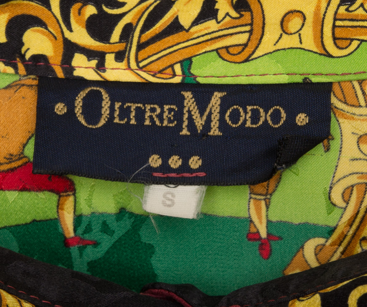 Koszula jedwabna vintage Oltre Modo S oversize