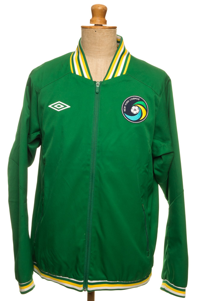 New York Cosmos umbro Men's Lined Jacket Vintage Woven Football Jacket New 