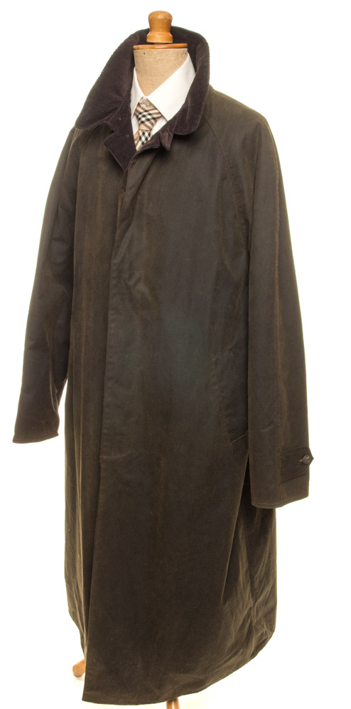 barbour mid length coat