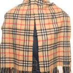 Szalik Burberry kaszmirowy unisex