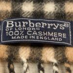 Szalik Burberry kaszmirowy unisex