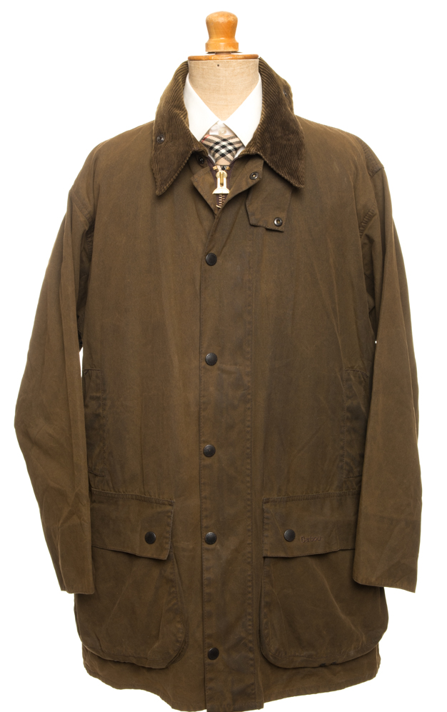Barbour Northumbria waxed jacket C46 / 117 CM XL - Vintage Store
