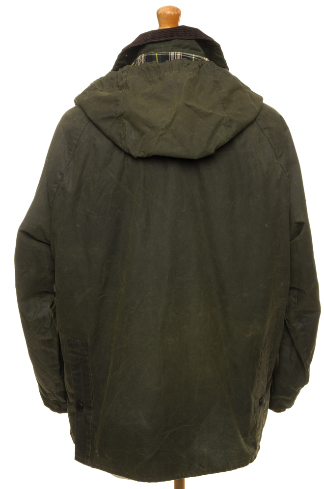 Barbour Bedale waxed jacket with hood 