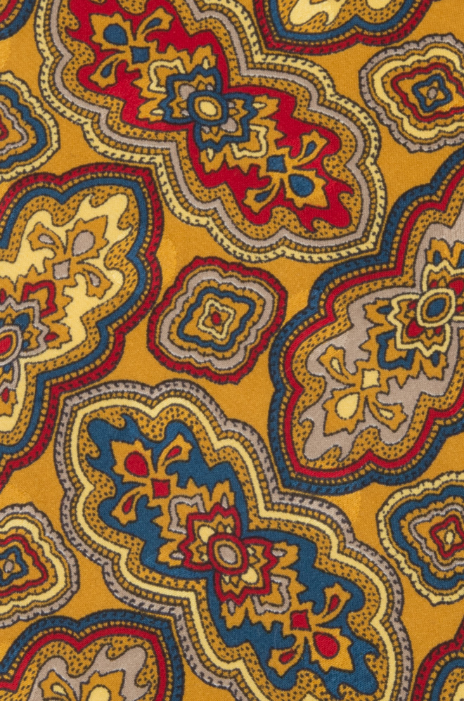 Krawat jedwabny Gianni Versace vintage lata 90-te