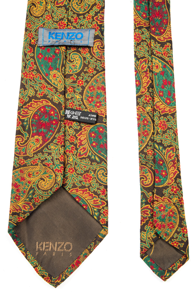 Krawat jedwabny Kenzo Homme
