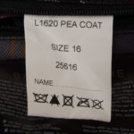 Płaszcz Barbour woskowany Pea Coat 42