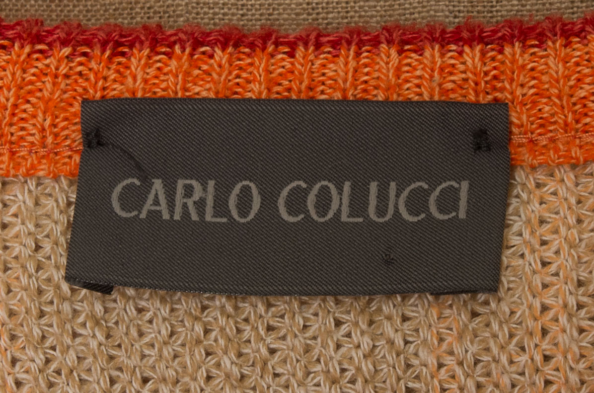 Sweter Carlo Colucci L vintage
