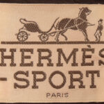 Kamizelka jedwabna pikowana Hermes Sport L