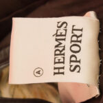 Kamizelka jedwabna pikowana Hermes Sport L