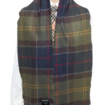 Szal Barbour Classic Tartan kaszmirowy