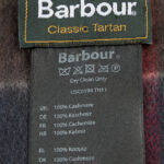 Szal Barbour Classic Tartan kaszmirowy