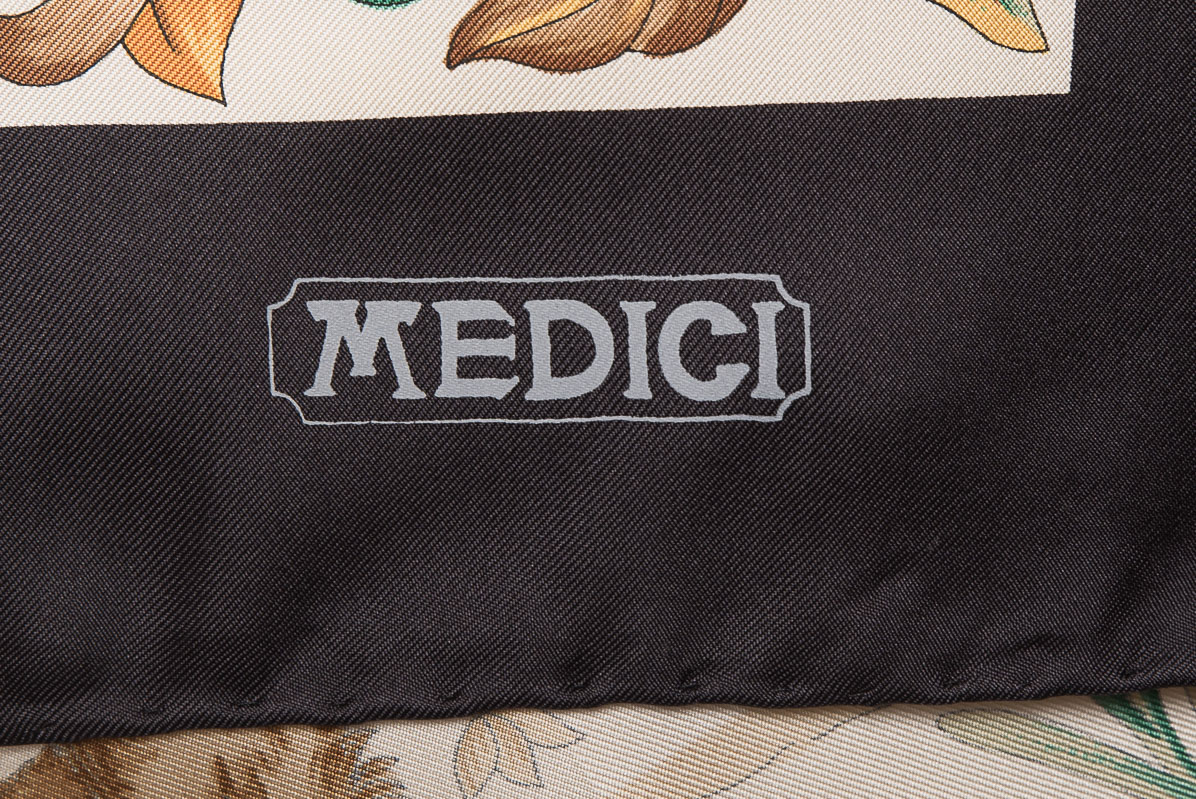 Apaszka jedwabna Medici świąteczna
