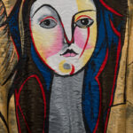 Kurtka bomberka Picasso vintage M-XL