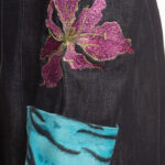 Płaszcz jeansowy Versace Jeans Couture vintage lata 90-te S