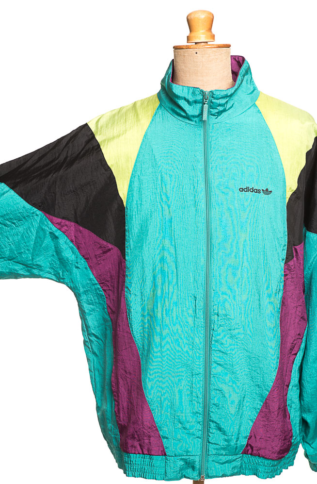 Kurtka ortalionowa Adidas vintage lata 90-te L/XL