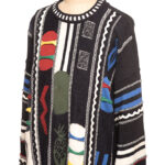 Sweter Carlo Colucci XL vintage lata 80-te