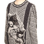 Sweter Carlo Colucci L vintage lata 90-te