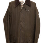 小物 BARBOUR BeauFort C40/102cm Barbour Jacket Beaufort waxed C42 / 107 cm L - Vintage Store