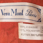 Sukienka vintage lata 70-te maxi Vera Mont Paris 38