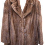 SAGA MINK 44 (XXL) mink fur coat - Vintage Store