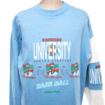 Bluza vintage lata 90-te American University Baseball L/XL