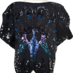 Top cekinowy jedwab S/M (36/38)
