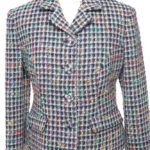 Żakiet Versace Jeans Couture tweed vintage lata 90-te 36 (S)