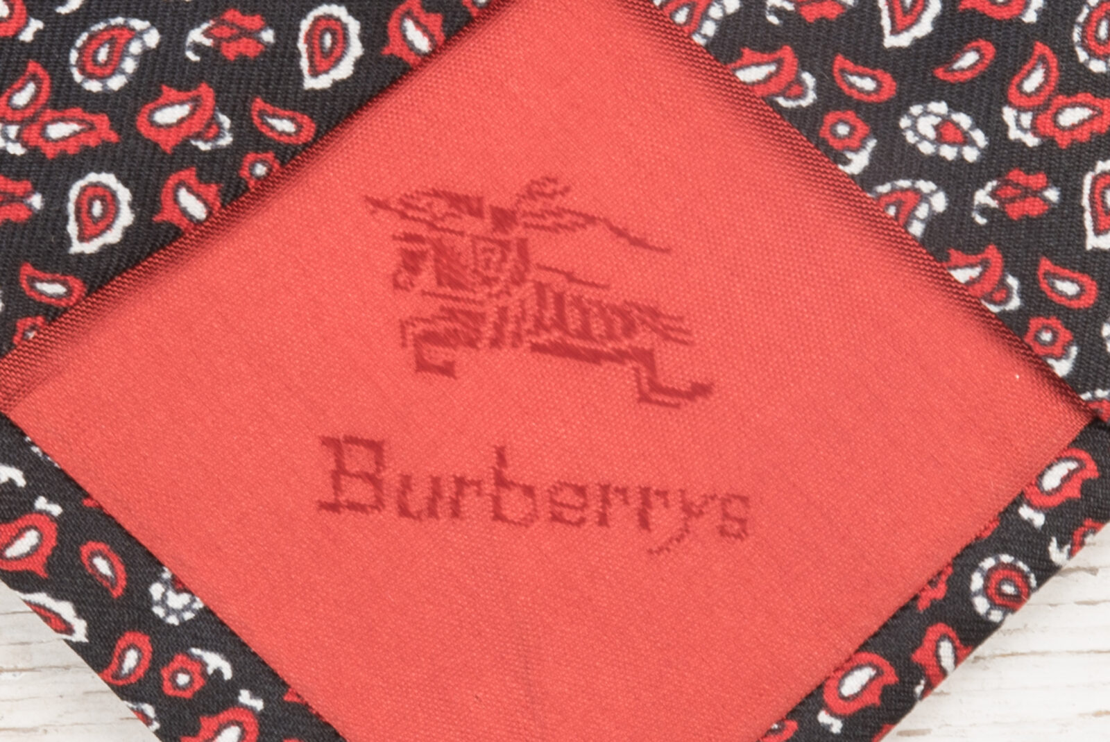 Krawat jedwabny Burberry