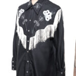 Koszula kowbojska H Bar C California Ranchwear vintage lata 70-te z gabardyny L