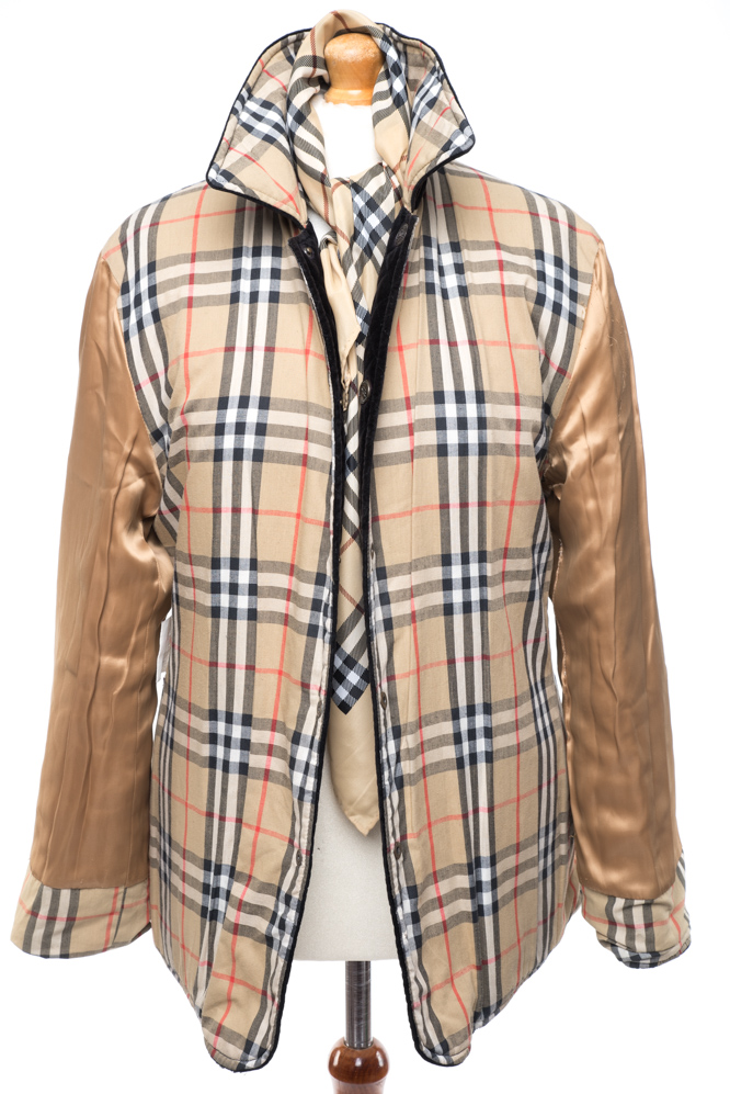 Burberry quilted nova check jacket on sale