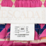 Spodnie jedwabne Escada Margaretha Ley vintage lata 80-te 38 (M)
