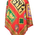 Apaszka jedwabna Atelier Versace vintage lata 90-te