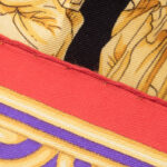 Apaszka jedwabna Atelier Versace vintage lata 90-te
