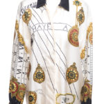 Koszula Escada Margaretha Ley jedwabna vintage lata 80-te 38/40 (M/L)