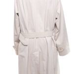 Płaszcz Burberry trencz z paskiem w kolorze kości słoniowej (ivory) 38/40 (M/L)
