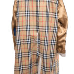 Płaszcz Burberry trencz z paskiem w kolorze kości słoniowej (ivory) 38/40 (M/L)