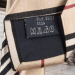 Krawat jedwabny Burberry London Nova Check vintage