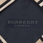 Krawat jedwabny Burberry London Nova Check vintage