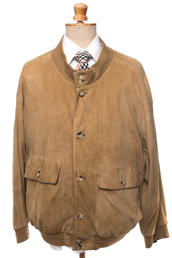 Burberry London 52 suede leather jacket L Vintage Store
