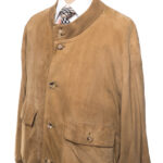 Kurtka skórzana zamszowa Burberry London 52 (L)